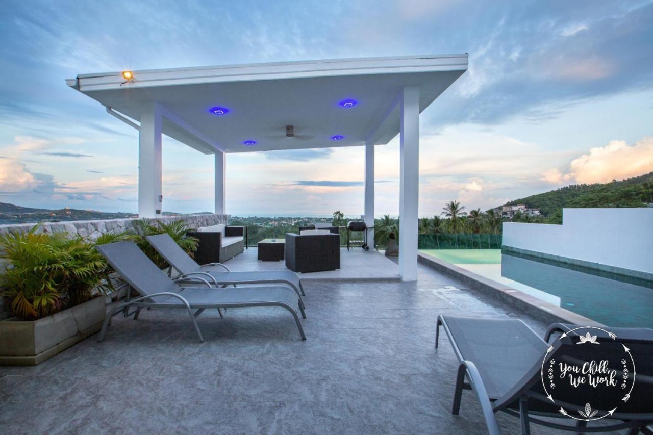Azur Luxurious Villa 4 BR Ocean View Strand von Chaweng Exterior foto