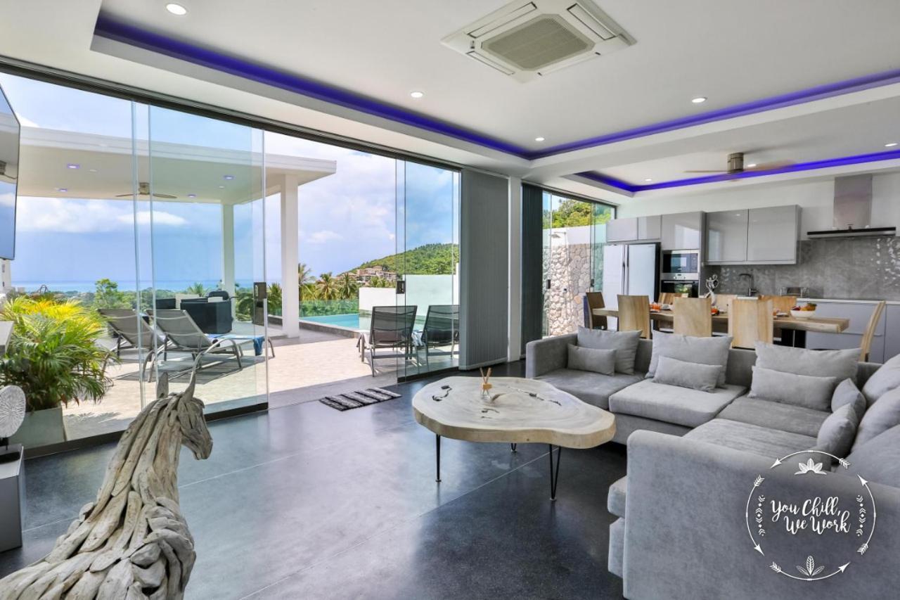 Azur Luxurious Villa 4 BR Ocean View Strand von Chaweng Exterior foto