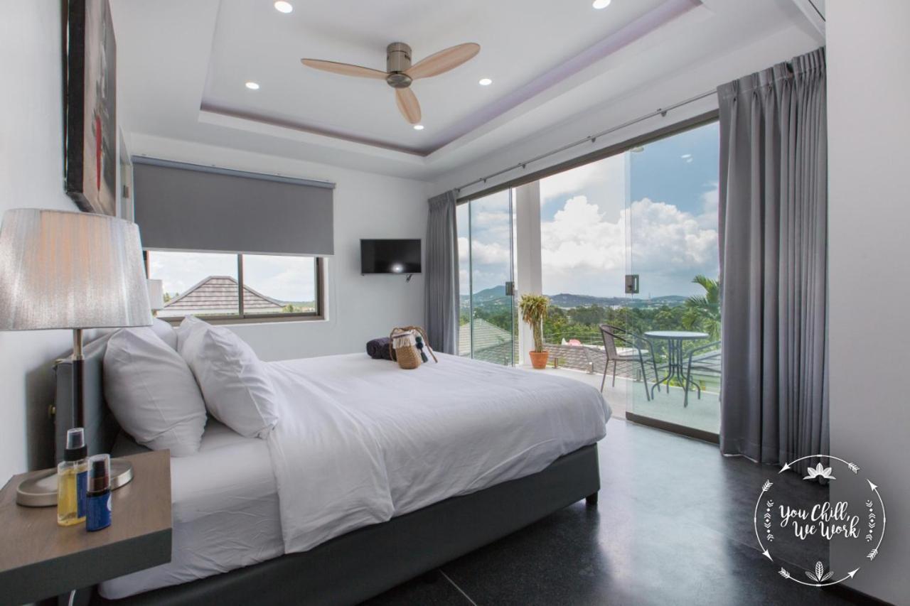 Azur Luxurious Villa 4 BR Ocean View Strand von Chaweng Exterior foto